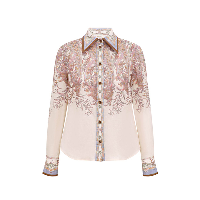 zimmermann alchemy tailored long sleeve shirt